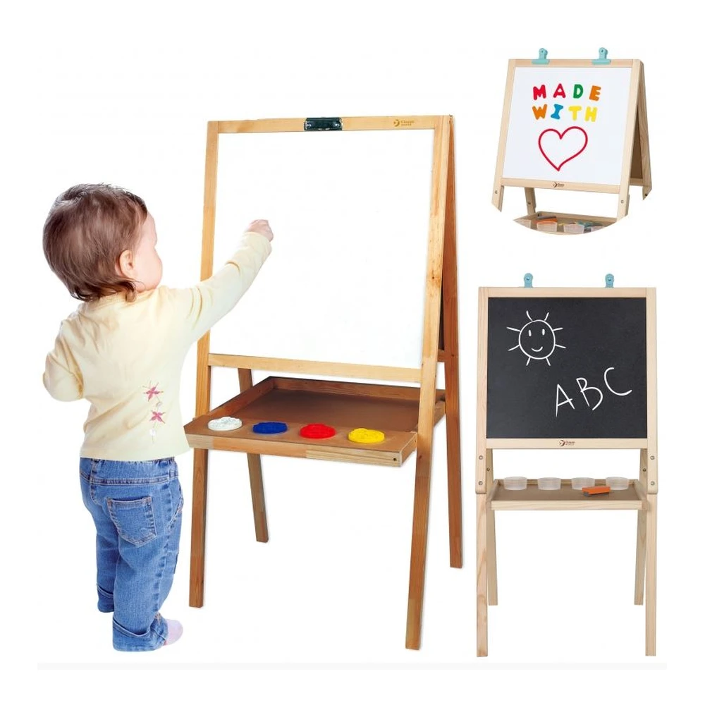 Wooden double-sided board 5in1 Classic World