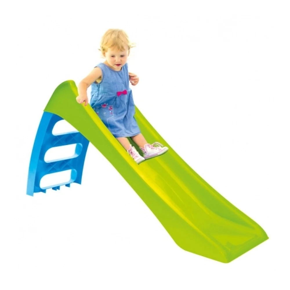 FEBER Garden Slide for Children with Water Slide Fun Slide 116 cm Green