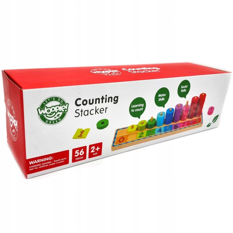 Colored Counting Stacker WOOPIE