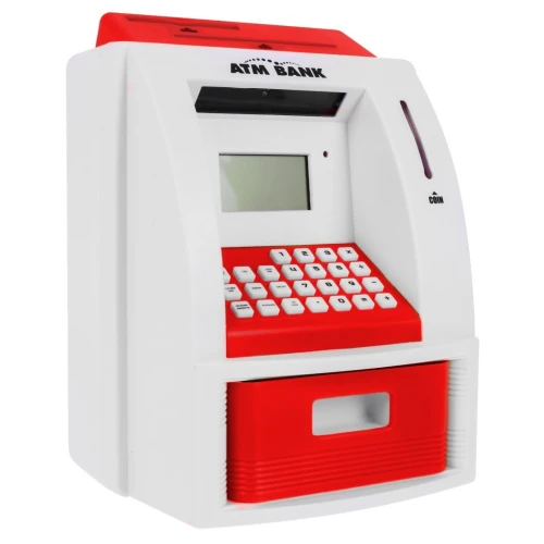 ATM Cash Machine Red