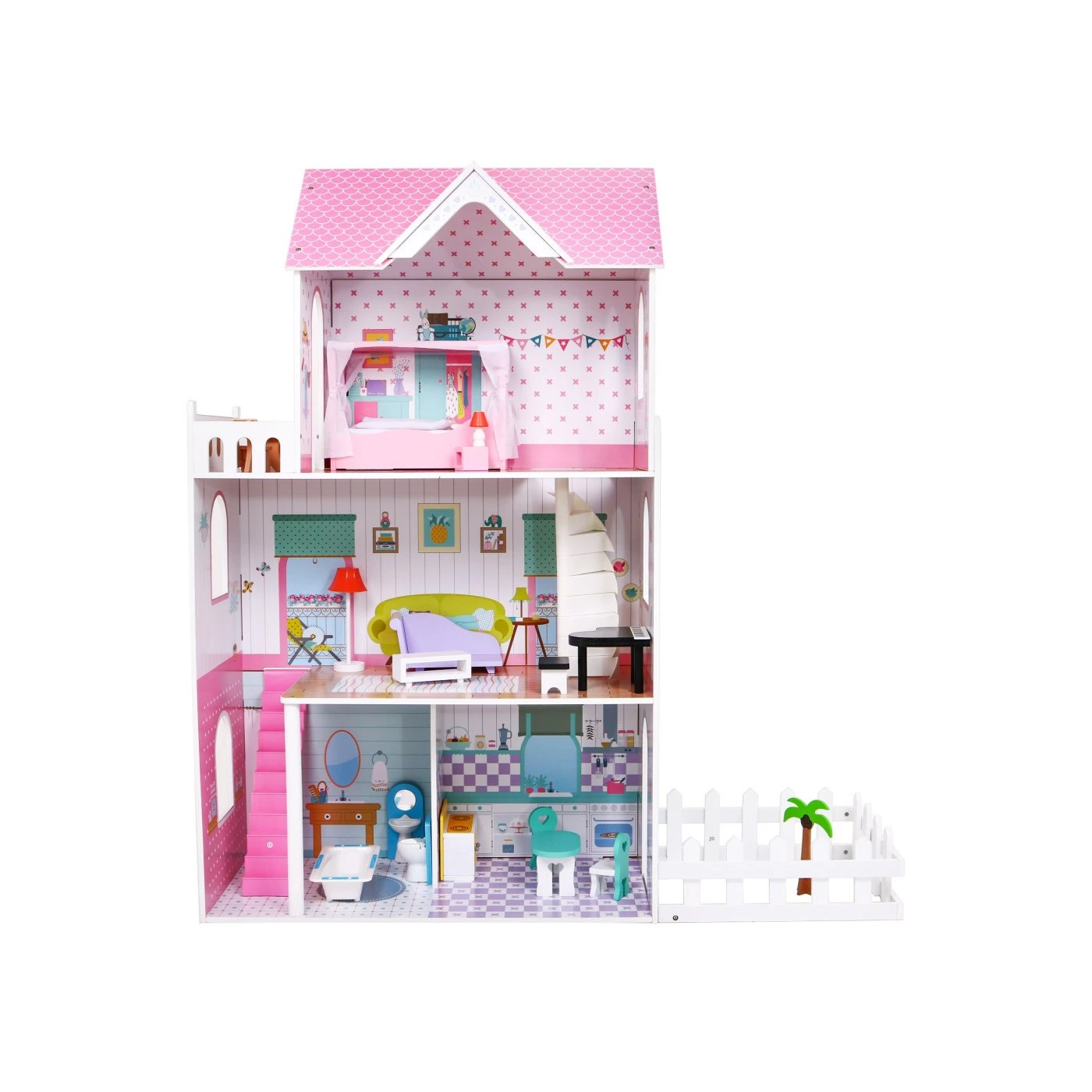 Large Wooden Doll House