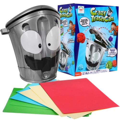 Crazy Trash Bin Game