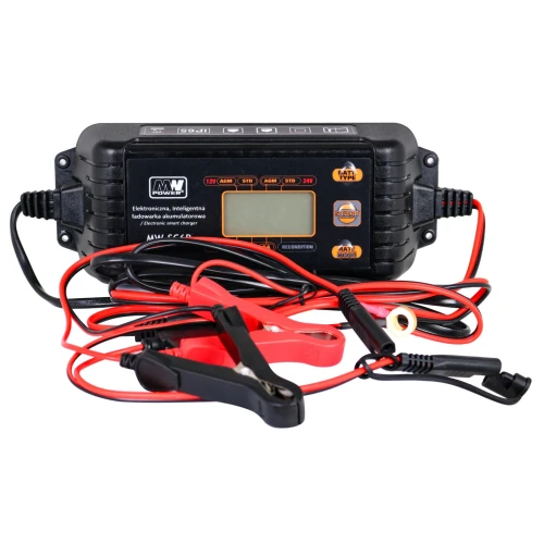 Battery Charger with LCD Display 12V and 24V + 2 Special Modes