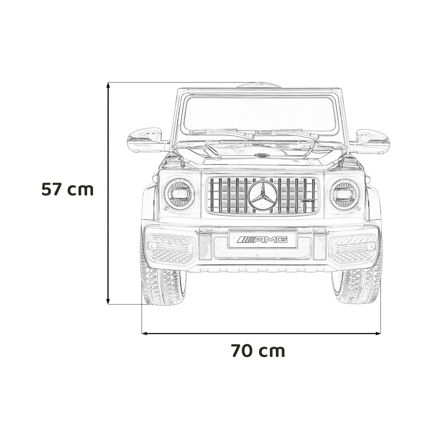 Mercedes Benz G63 AMG 12V Red