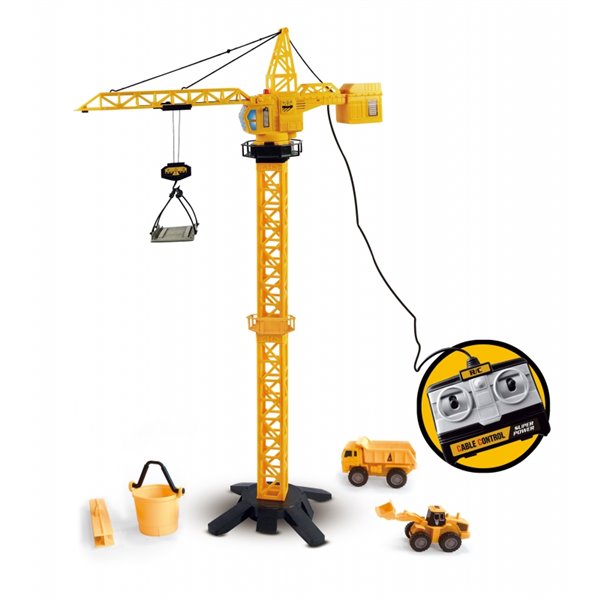 Construction Tower Crane (103Cm Height) with Remote Control WOOPIE