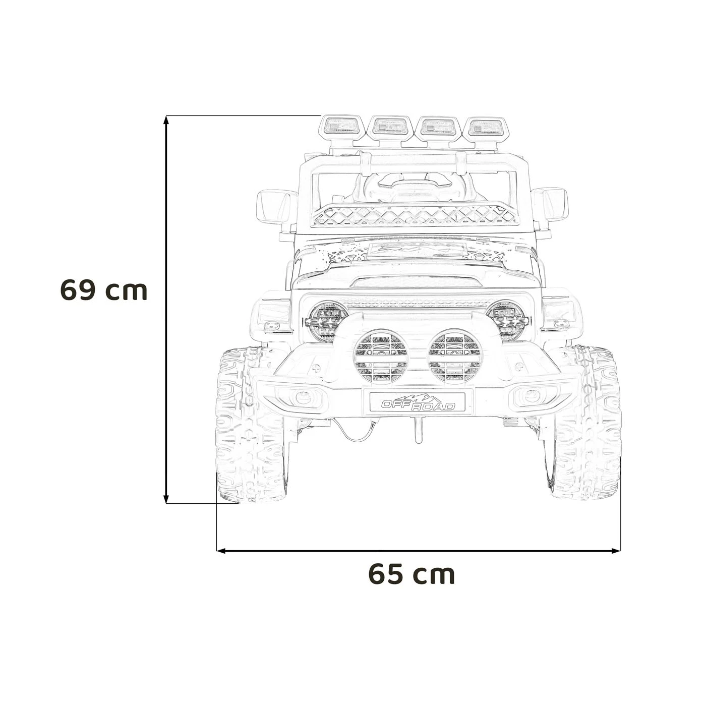 Off-Road Climber 12V Pink