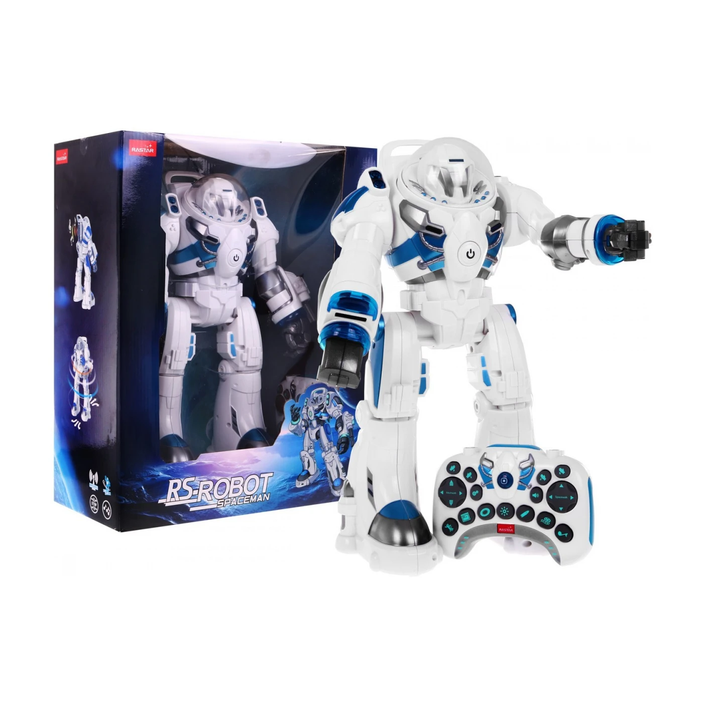 Rs Robot Spaceman with Remote Control and Shooting Action