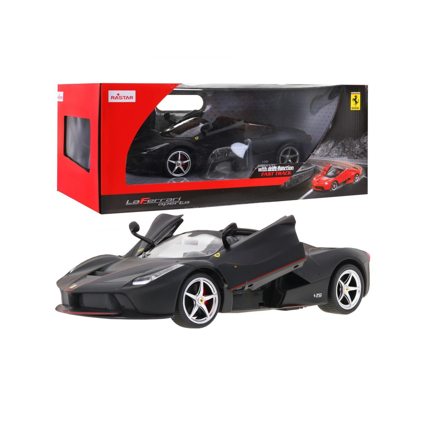 Toy Car LaFerrari Aperta black - Remote Control