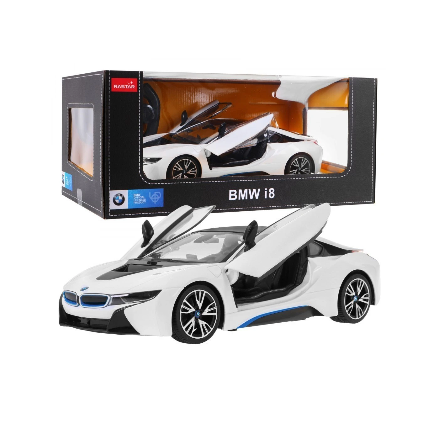 Licensed R/C Toy car BMW i8 White
