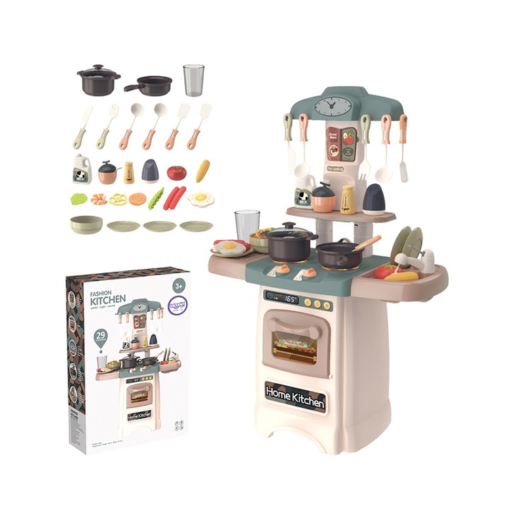Plastic Kitchen with Sounds and Light WOOPIE