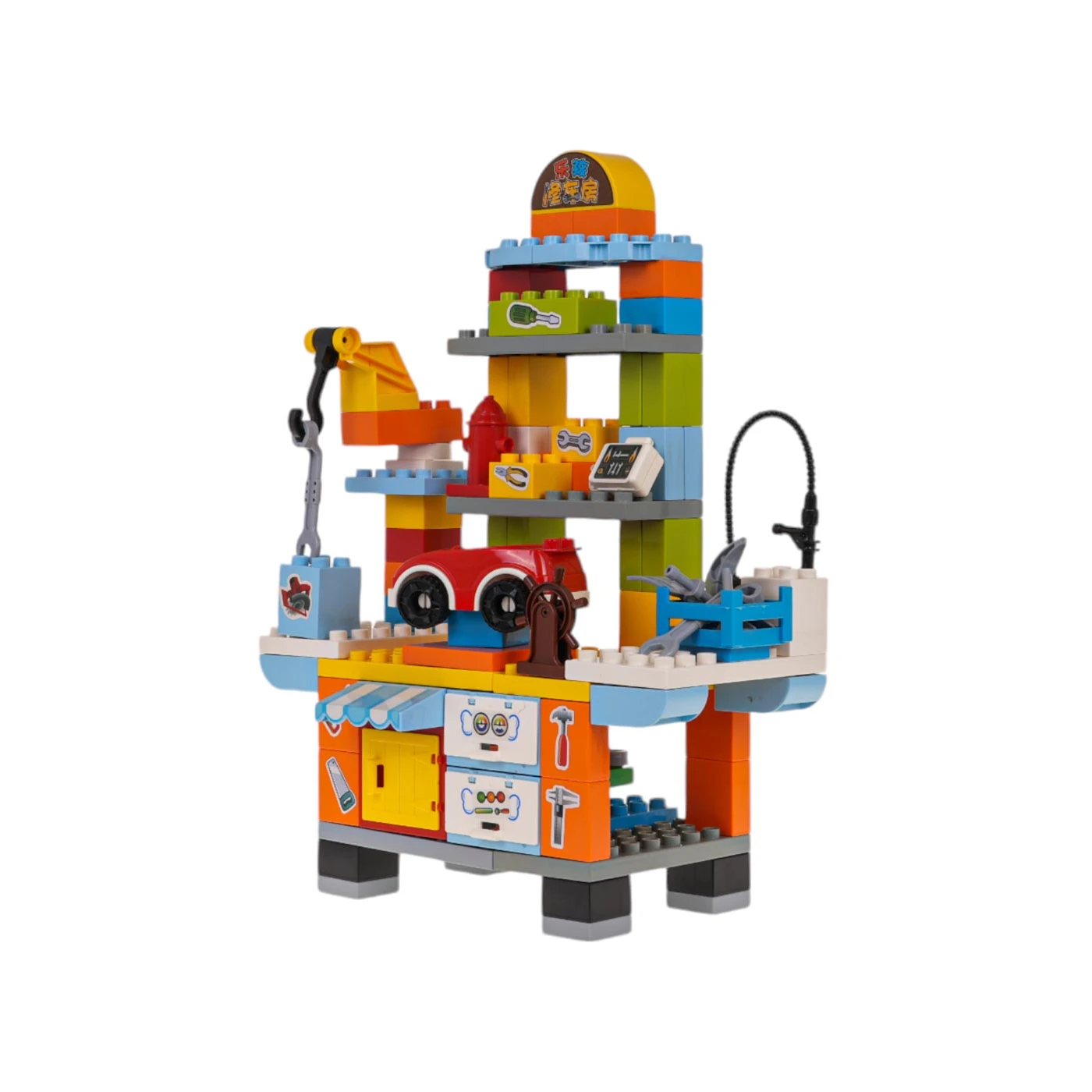 Repair Garage Workshop (set of blocks 110 pieces)