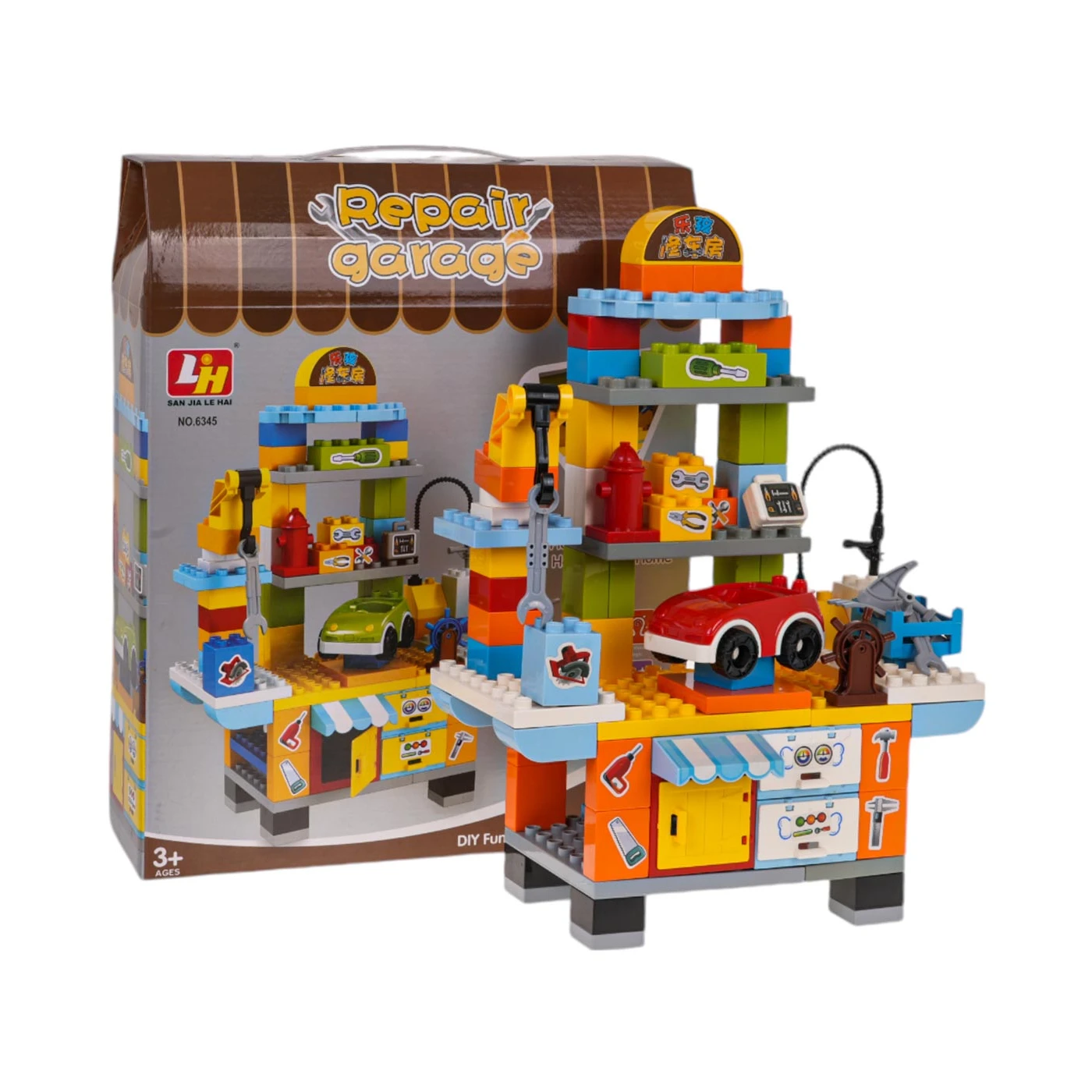 Repair Garage Workshop (set of blocks 110 pieces)