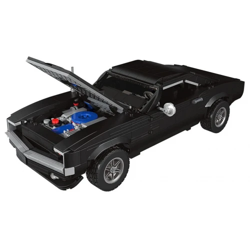Dodge charger Black Bricks Set (1439 pieces) BRIXPERT