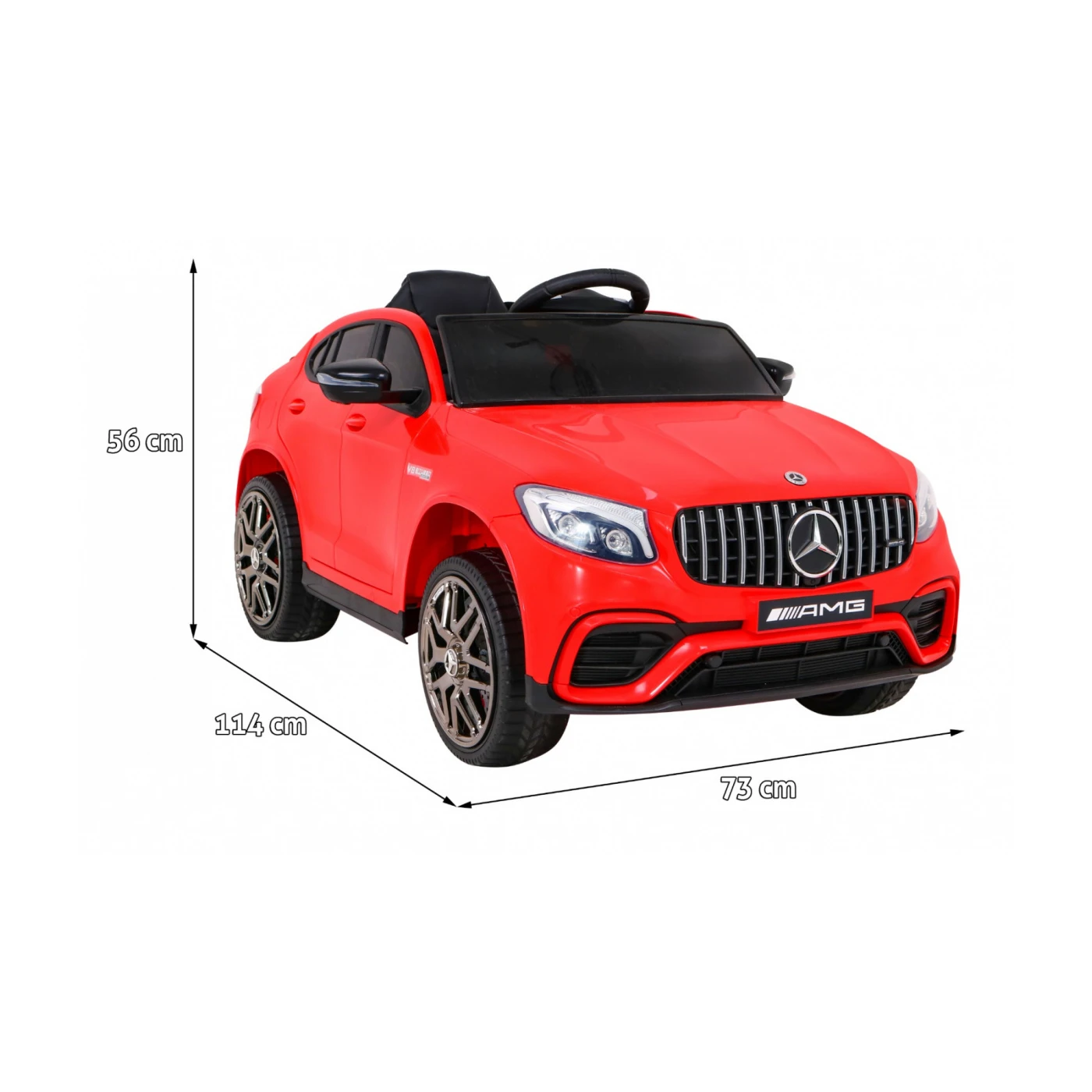 Mercedes Benz GLC63S Red 12V/7Ah