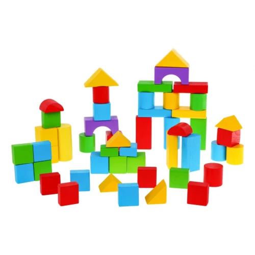 Set of Wooden Blocks (50 pieces)