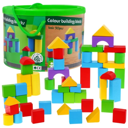 Set of Wooden Blocks (50 pieces)