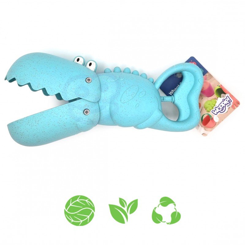 Crocodile Shovel Sand and Water Collector Blue WOOPIE GREEN