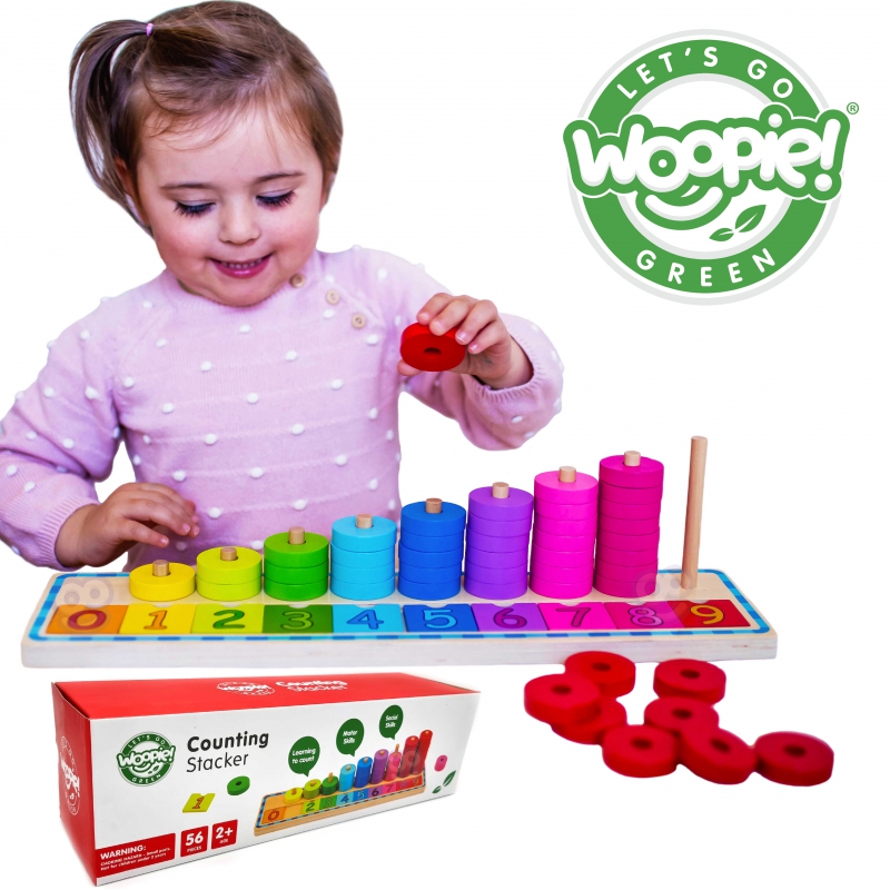 Colored Counting Stacker WOOPIE