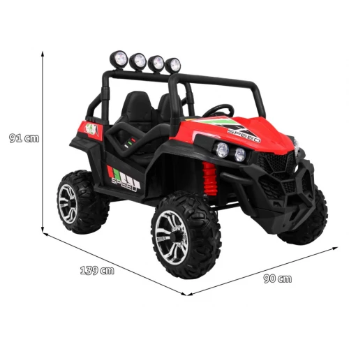 XXL Grand Buggy 4×4 Red- 2 Seater