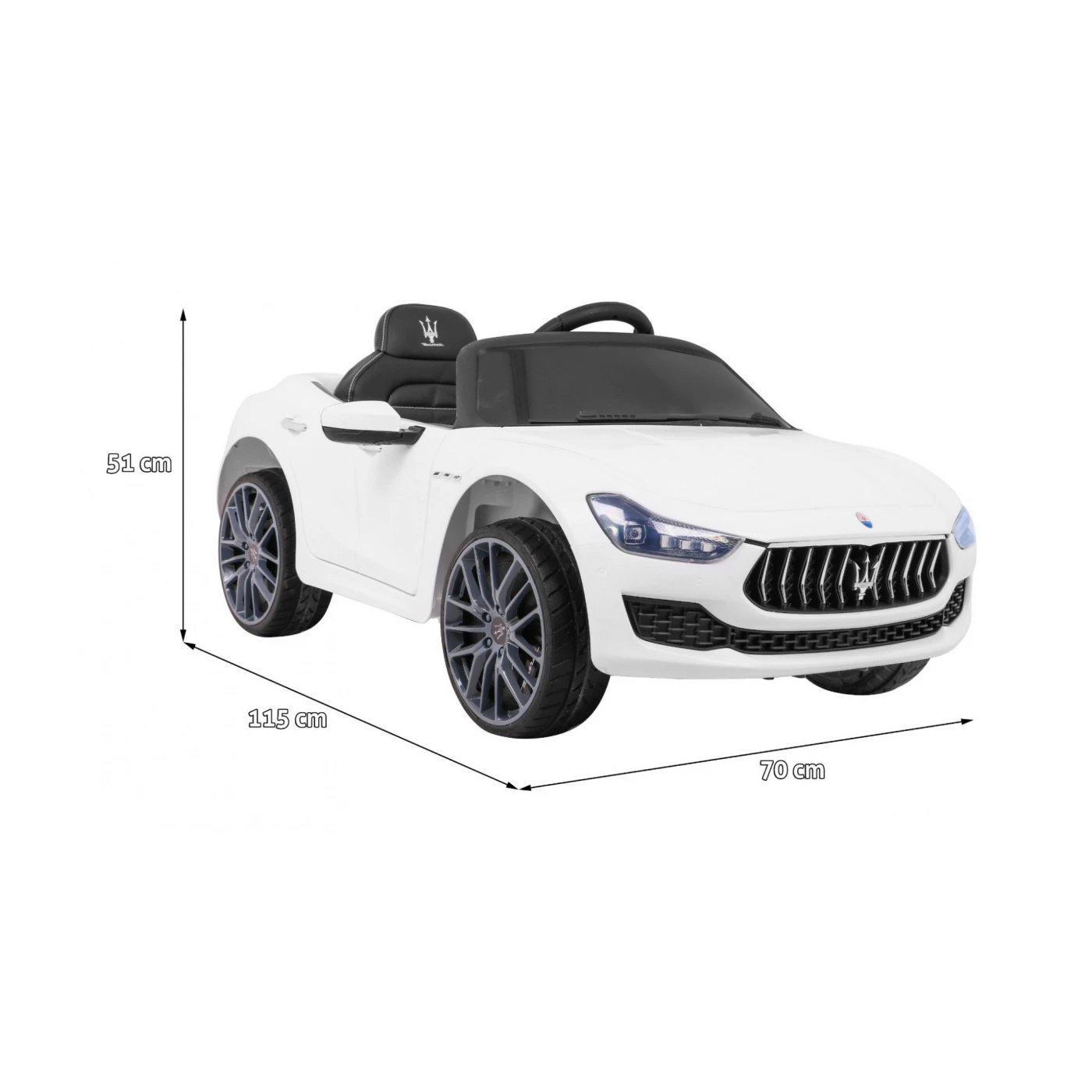 Maserati Ghibli 12V/7Ah White