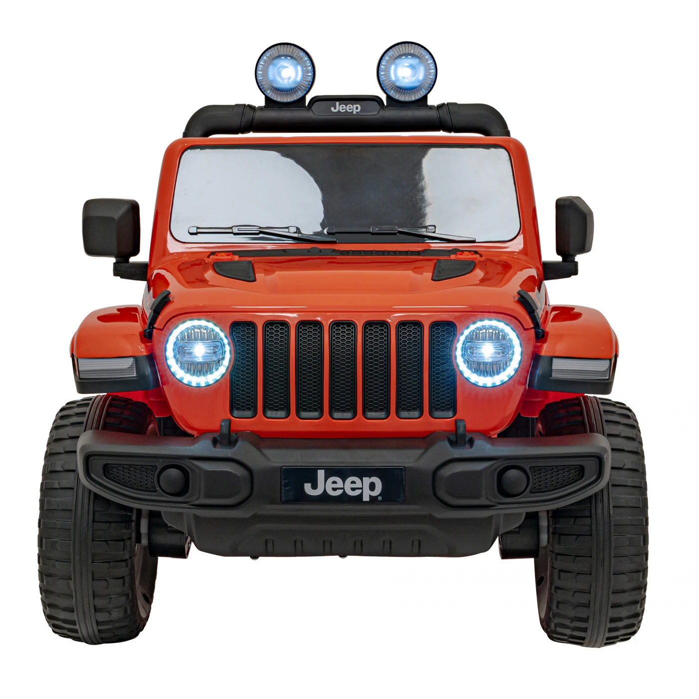 Jeep Wrangler Rubicon Orange 12V