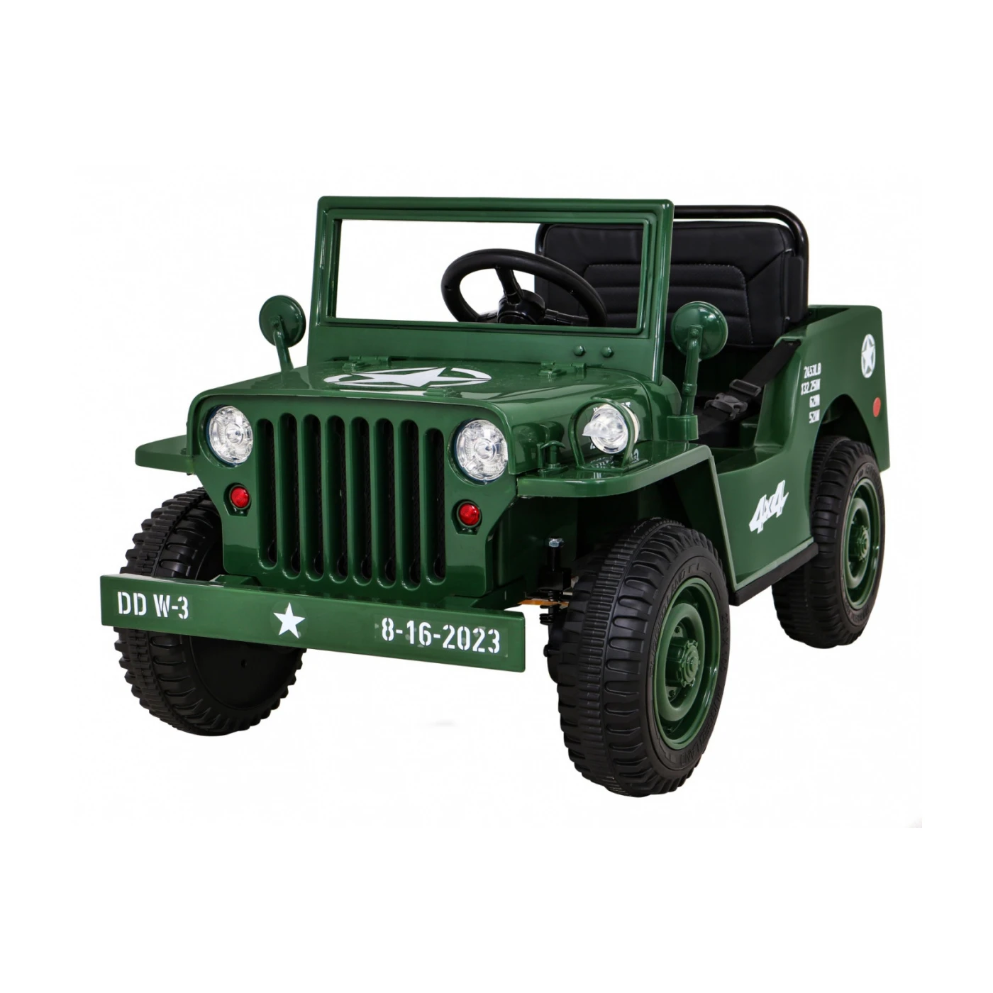 Jeep Retro Military Green 12V/7Ah (4x35W)