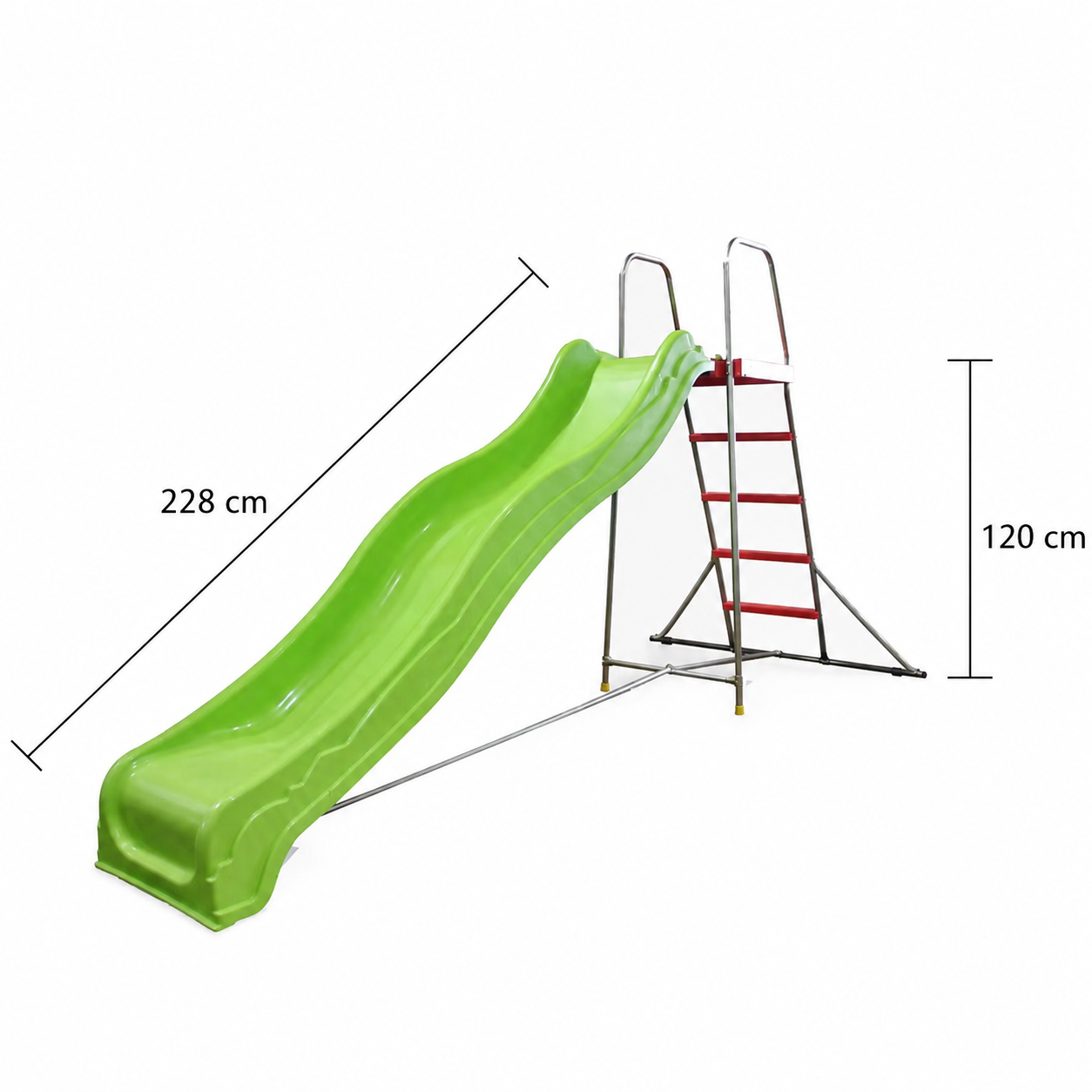 Medium Metal Slide 228 × 120 cm