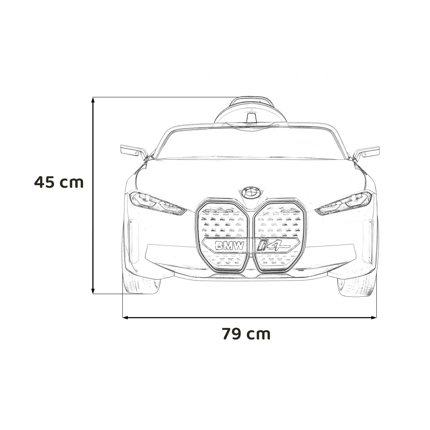 BMW I4 Blue 12V