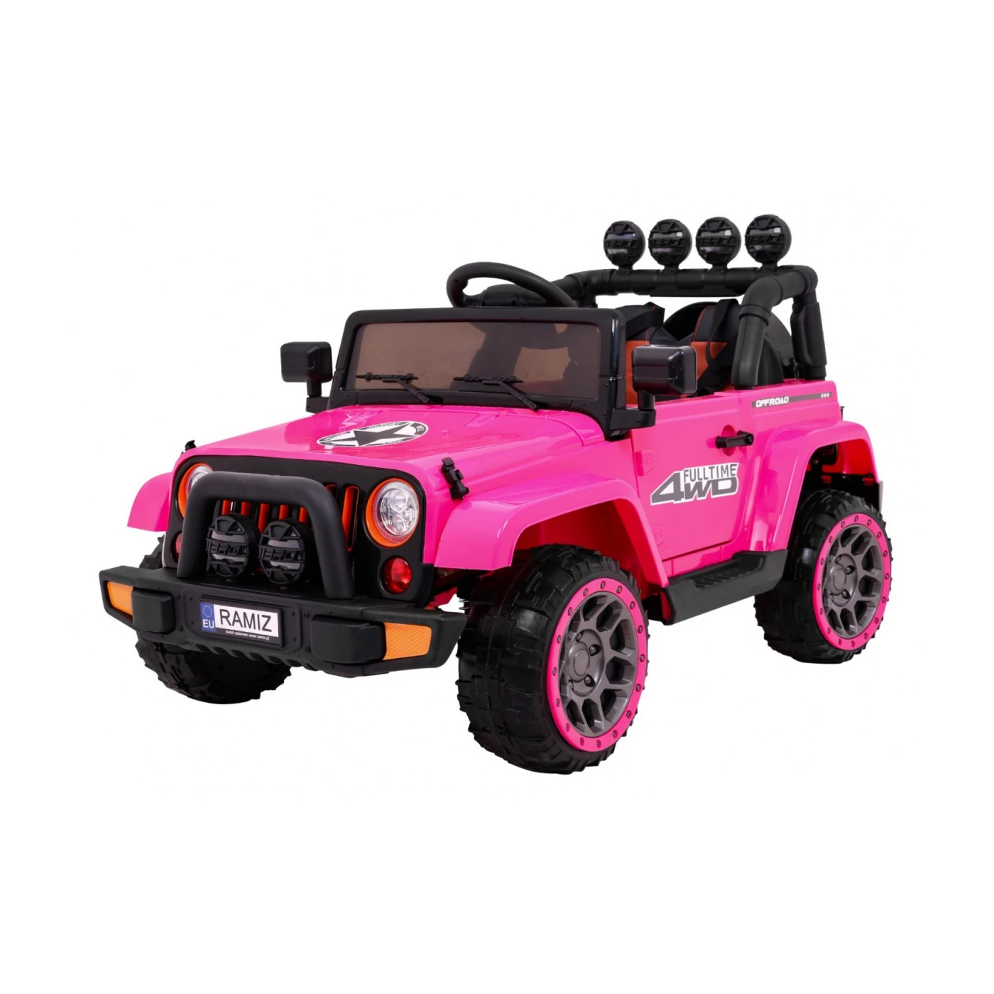 Full Time Off-Road 4WD Pink 12V