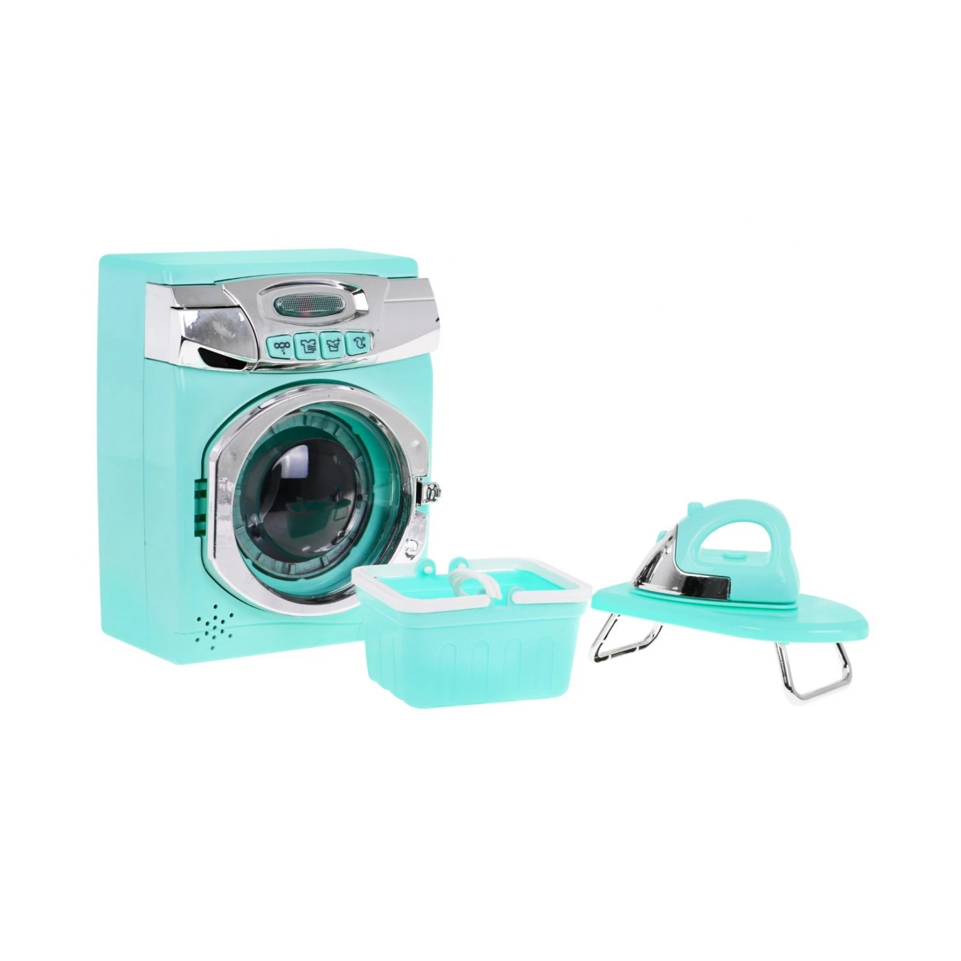 Large Set Washing Machine, Laundry Basket, Ironing Board
