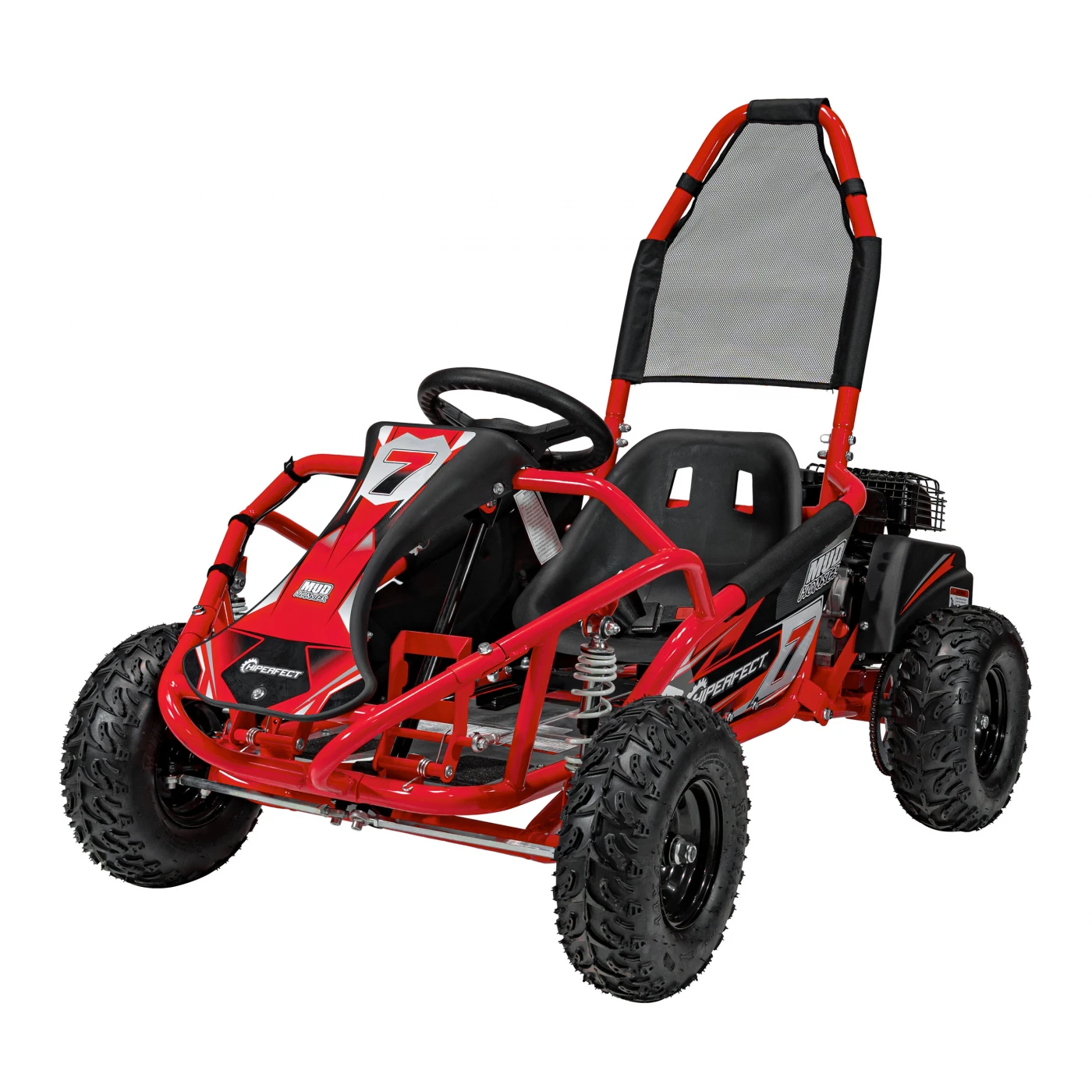 MUD MONSTER GAS Powered Vehicles Red (Petrol 4 Stroke)