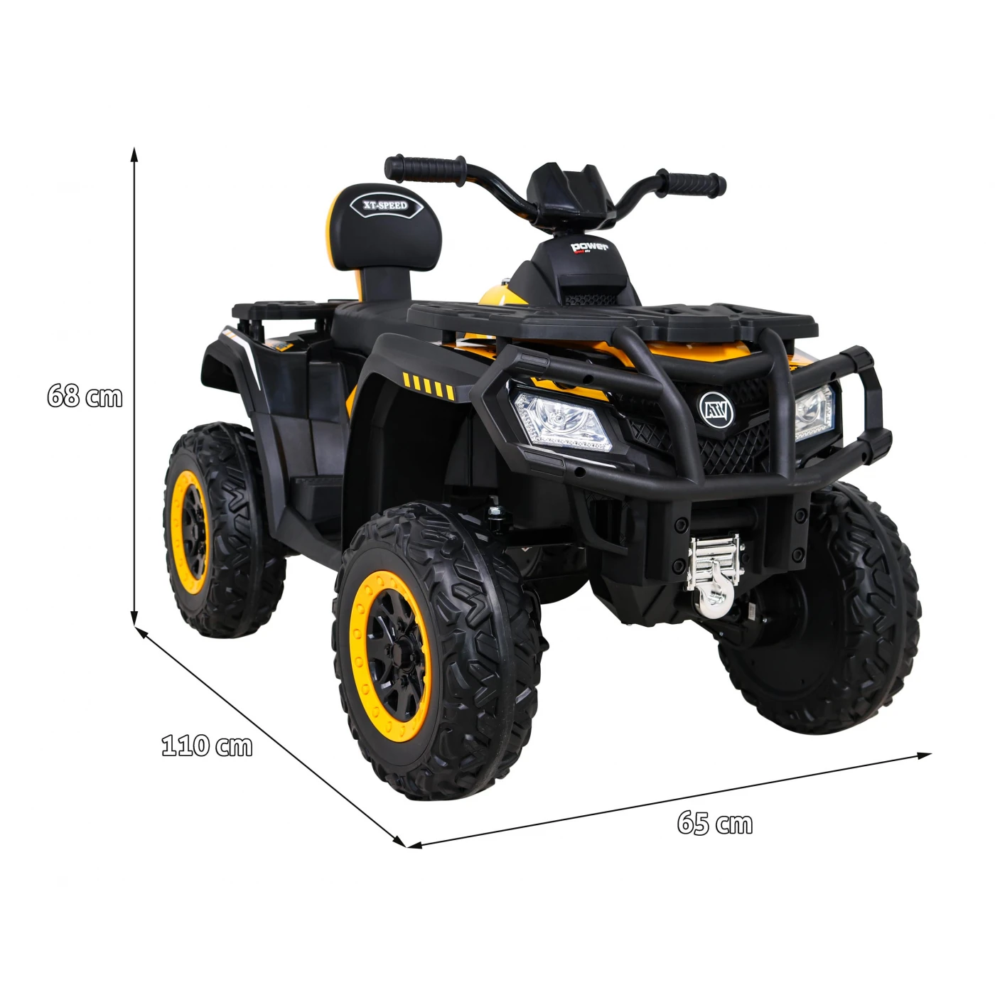 Quad XT-SPEED 4x4 Yellow 24V/7Ah
