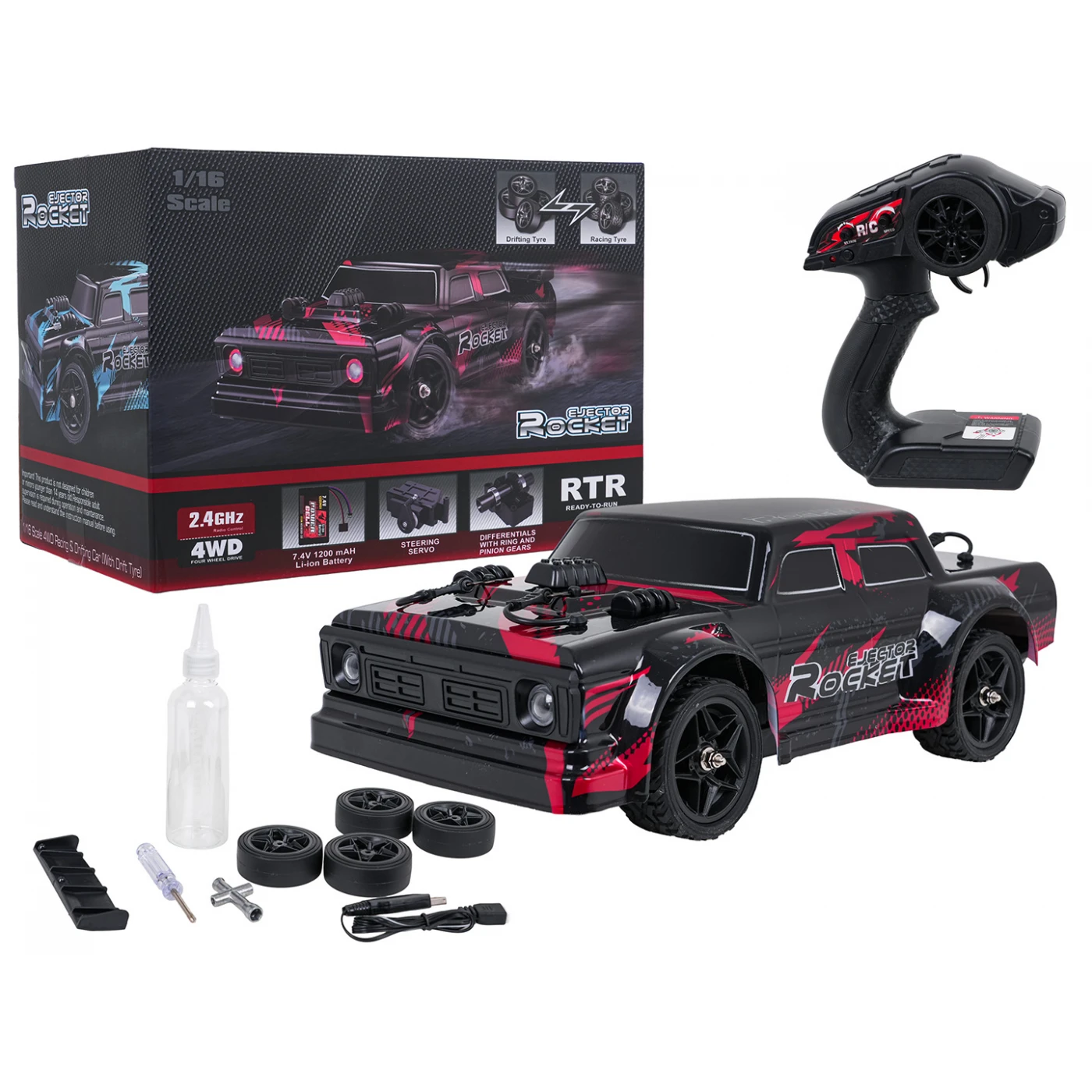 ROCKET R/C Drift Vehicle 4x4 Drive