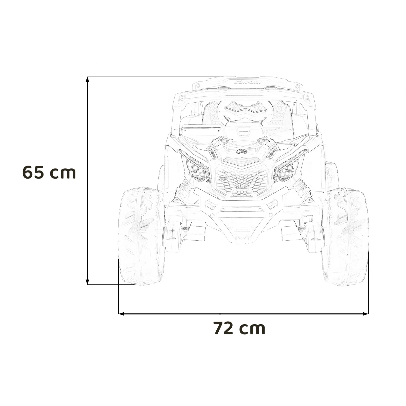 Buggy ATV CAN-AM Maverick Pink