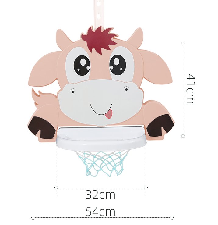 Cow Folding Basketball Hoop