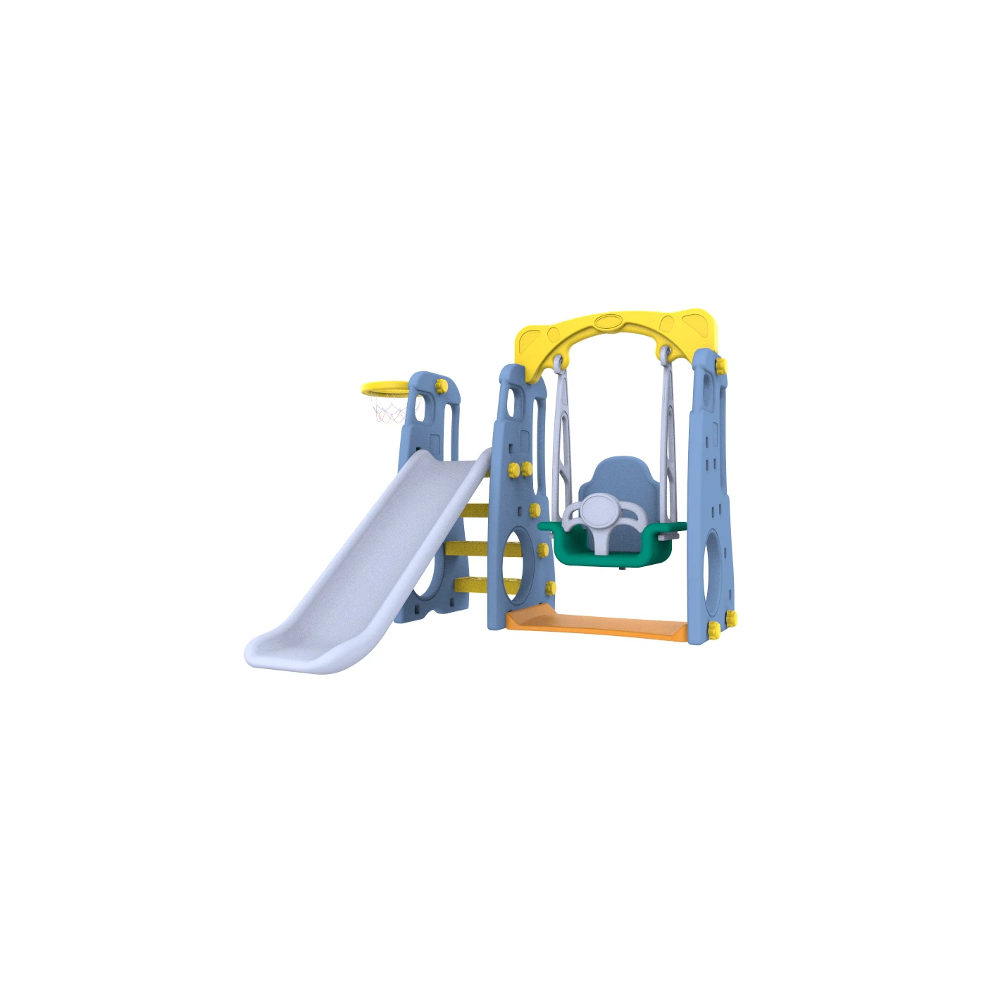 Slide Swing Basketball 3 in 1 Blue New