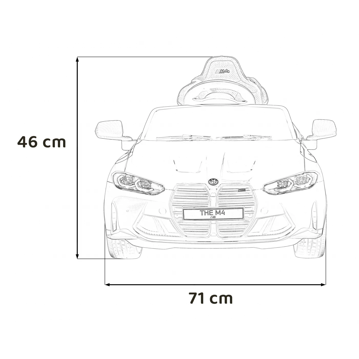 BMW M4 White 12V