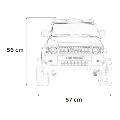 Toyota Land Cruiser PRADO White 12V