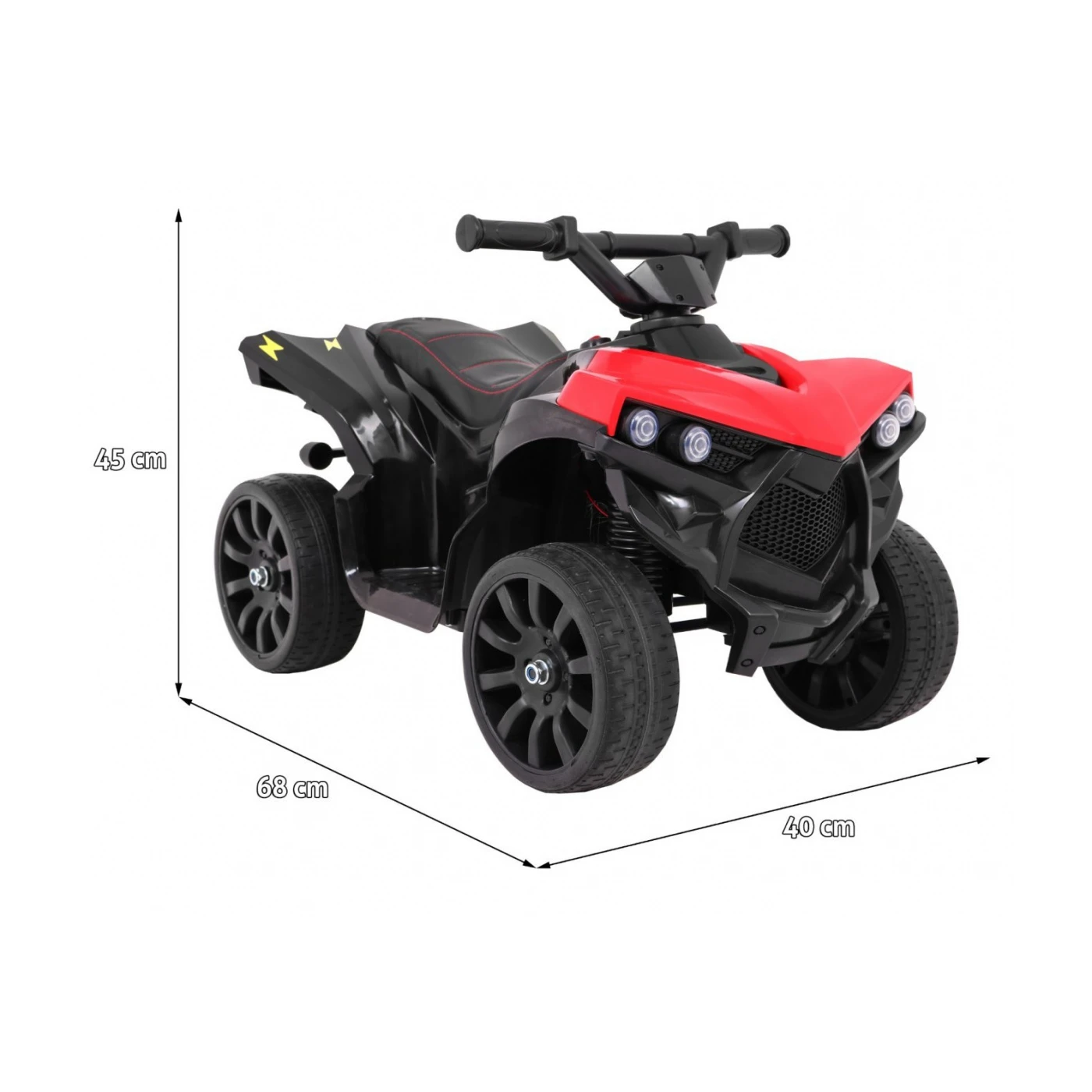 Quad NAVI Red 6v